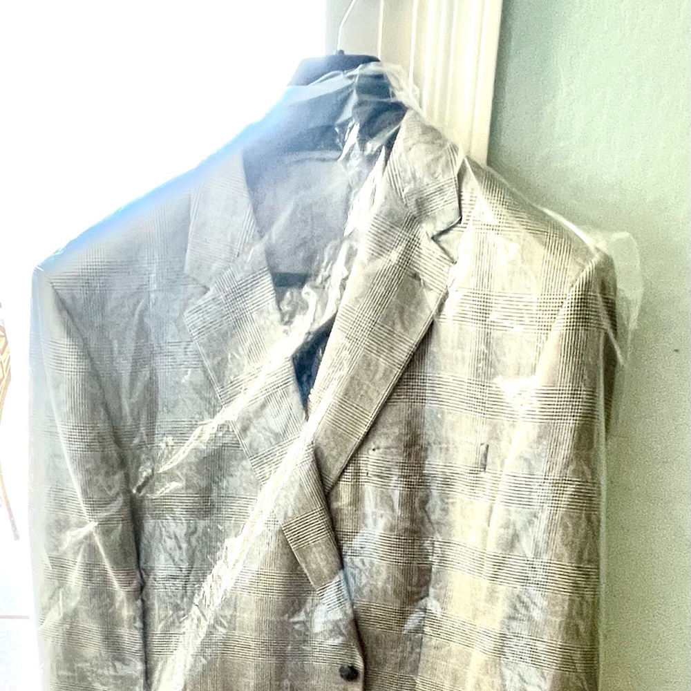 Bill Blass SZ 50 L Blazer ~ Haggar 40X32 Expandomatic Dress Slacks SUMMERTIME